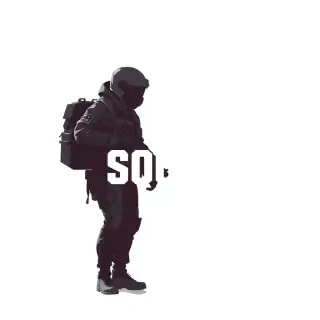 лай  авотарку для дск сервера Кф Squad сделай в бело феолетовых цветах, Аниме стиль и чтоб был текст Кф Squad