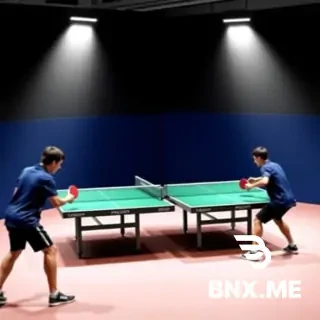 Table tennis match format, round 4 per team, total of 48 people