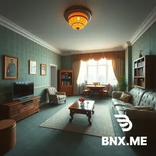 I want to generate Khrushchev-era apartment without backround