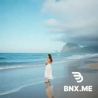 woman standing in beach