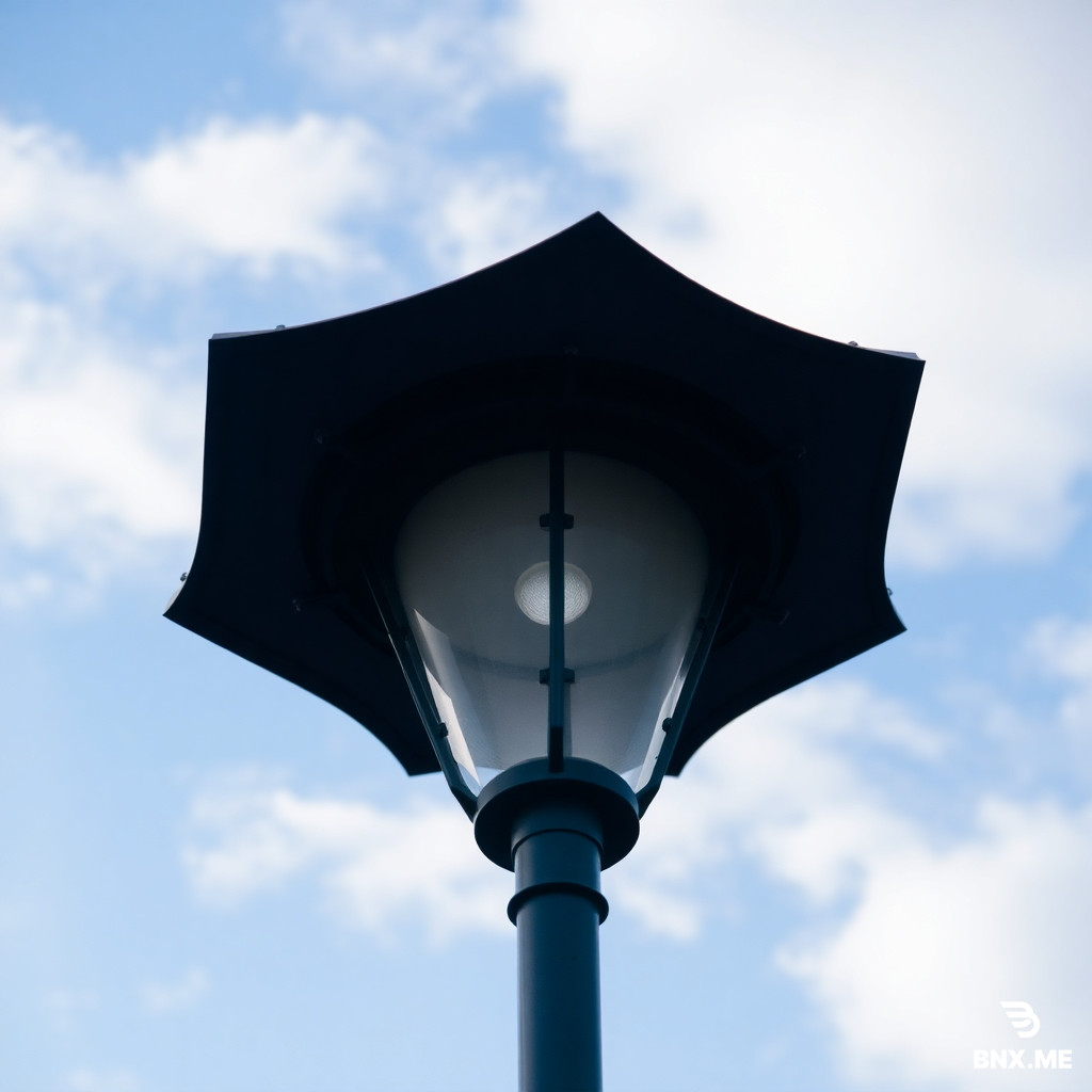 A street lighting on