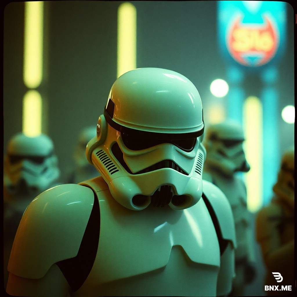 The Stormtrooper from Star Wars