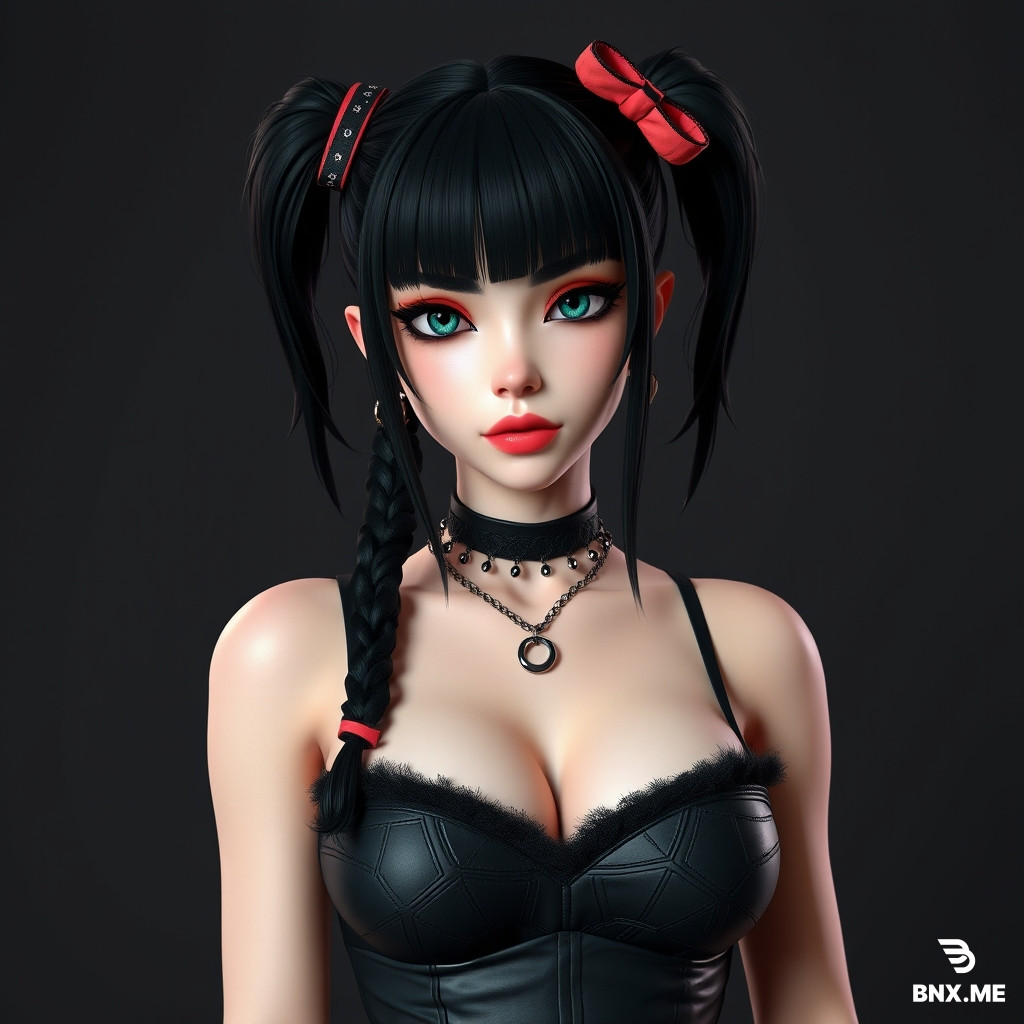 Slutty goth girl