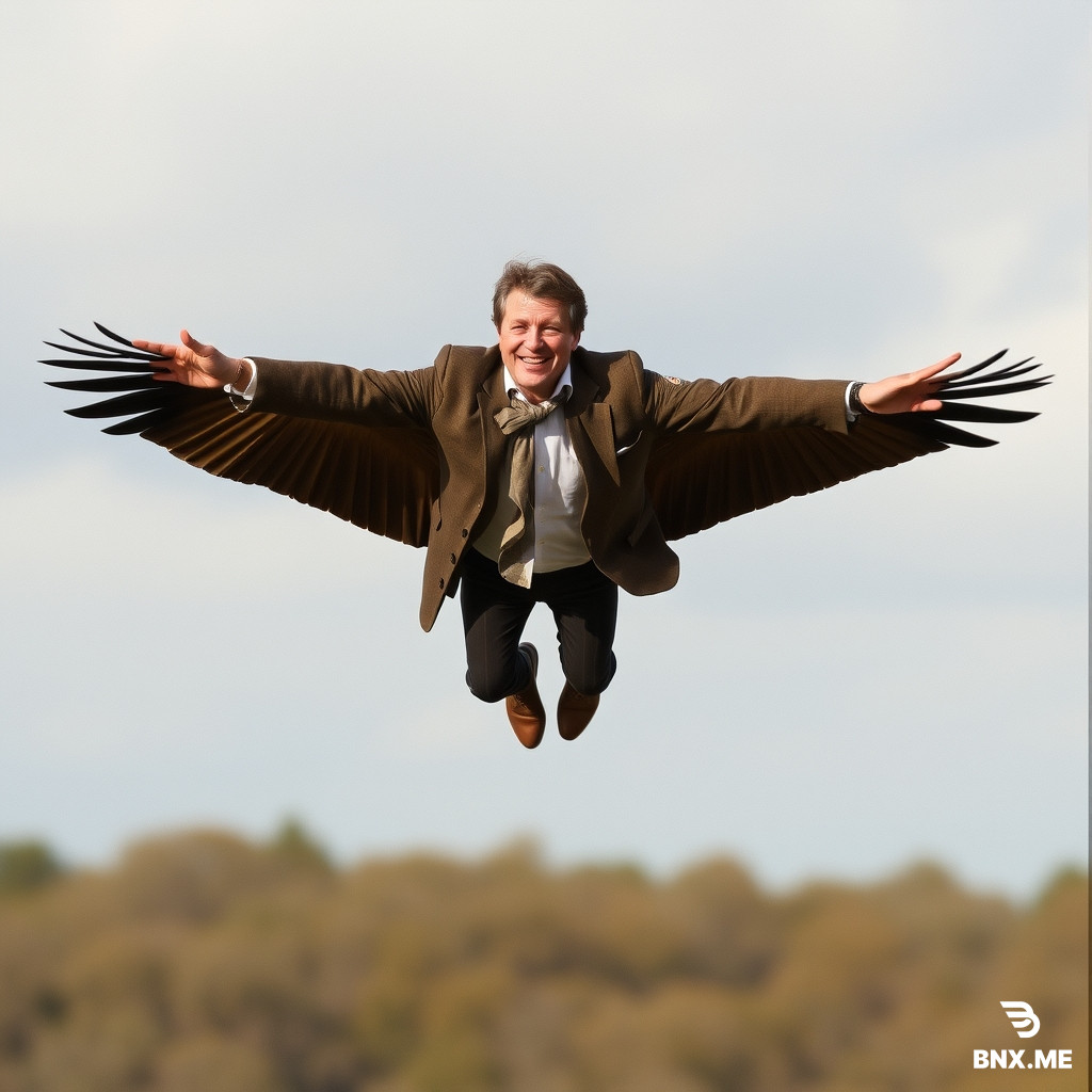 George Floyd is flying