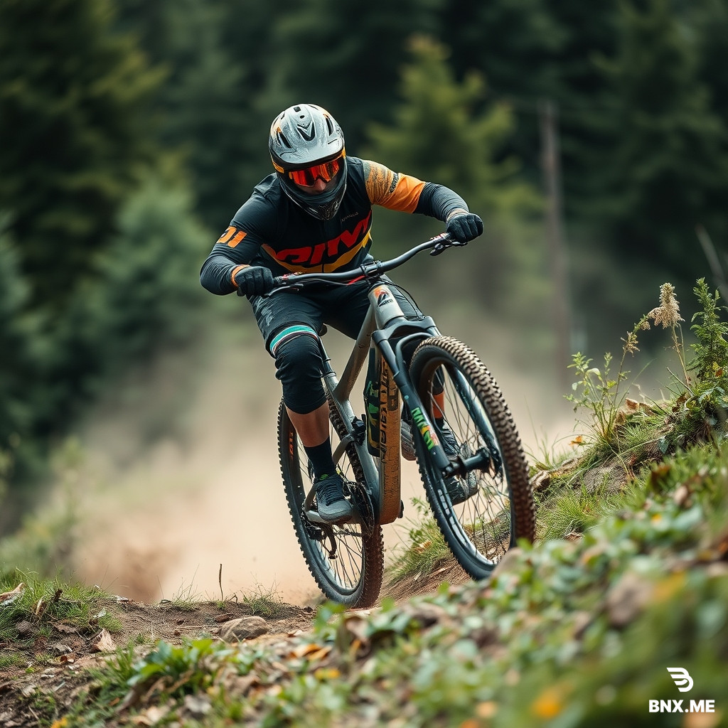 crate a beautiful down hill bike
